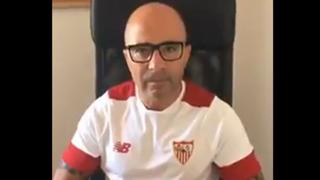 Jorge Sampaoli envió un mensaje de aliento para el Sport Boys desde Sevilla