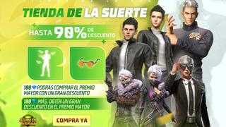 Free Fire: cómo reclamar los elementos principales de la Tienda de la Suerte