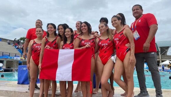Equipo peruano femenino de polo acuático Juegos Bolivarianos ganó medalla de oro. (Foto: COP)
