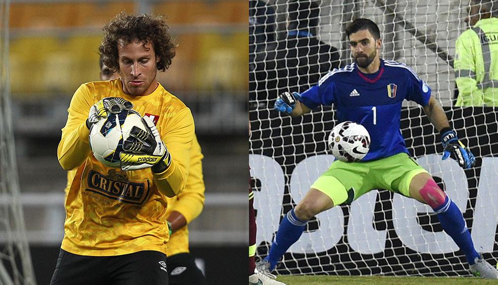 Duelo de arqueros: Alain Baroja y Salomón Libman lucharán – cada uno desde su arco – para mantener invicto su arco en el Estadio Nacional. (Foto: Getty Images). (Foto: Getty Images)