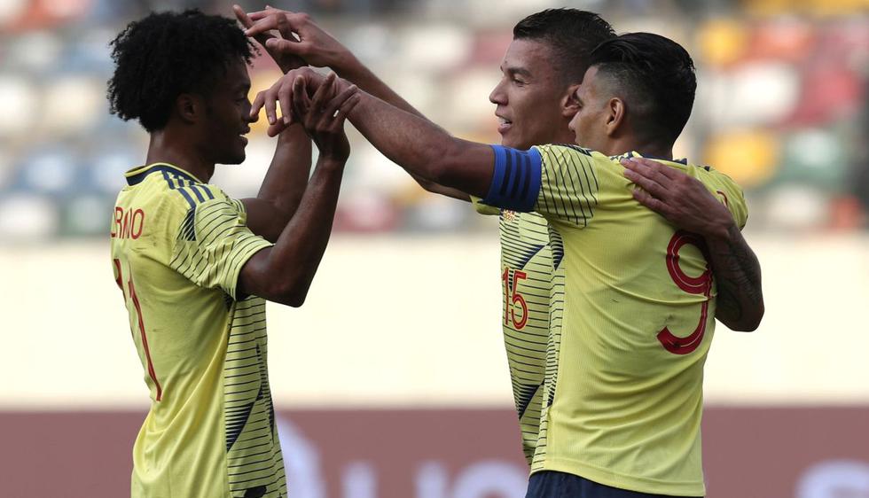 Perú vs. Colombia en el estadio Monumental (Foto: AFP)
