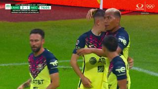 Premio al esfuerzo: Álvaro Fidalgo y el 2-1 del América vs. Necaxa por la Liga MX 2021 [VIDEO]