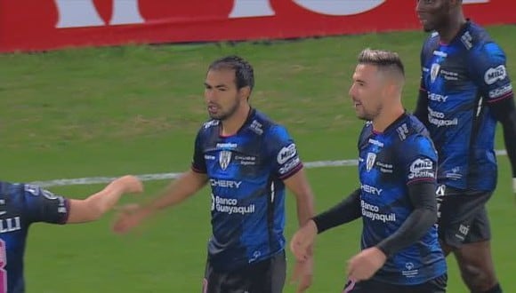 Gol de Junior Sornoza para el 1-1 de Independiente del Valle vs. Atlético Mineiro. (Captura: ESPN)