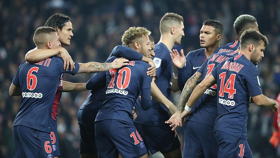 PSG aplastó 5-0 a Olympique Lyon desde el Parque de los Príncipes por Ligue 1. (Foto: Getty Images)