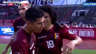 Terrible error de Ramírez: golazo de Eduard Bello para el 2-1 en Venezuela vs. Ecuador [VIDEO]
