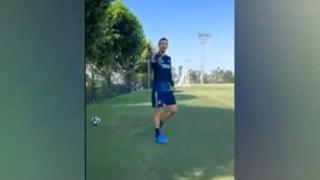 "¿Lo tienes?": Zlatan Ibrahimovic metió gol detrás de arco y preguntó si lo grabaron [VIDEO]