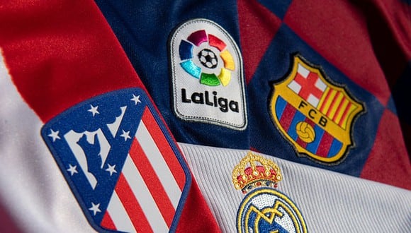 Real Madrid, Barcelona y Atlético de Madrid pelean por el título de LaLiga Santander. (Getty)