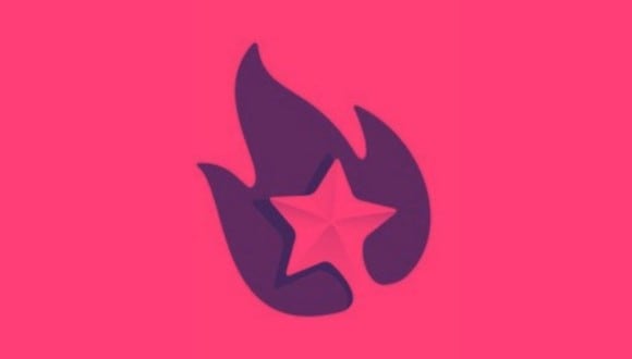 En esta imagen, cuyo fondo es de color rosado, se aprecia el dibujo de una estrella y el de un fuego. (Foto: MDZ Online)