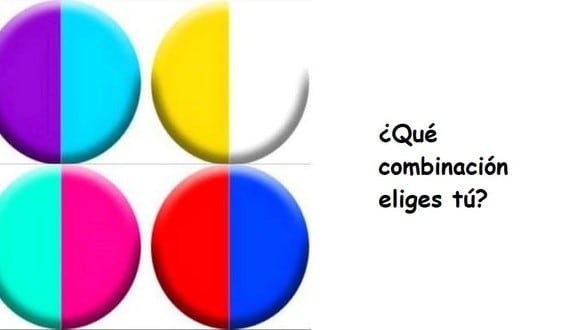 Mira el test viral de los círculos de colores, escoge una combinación y descubre una virtud oculta tuya. (Difusión)