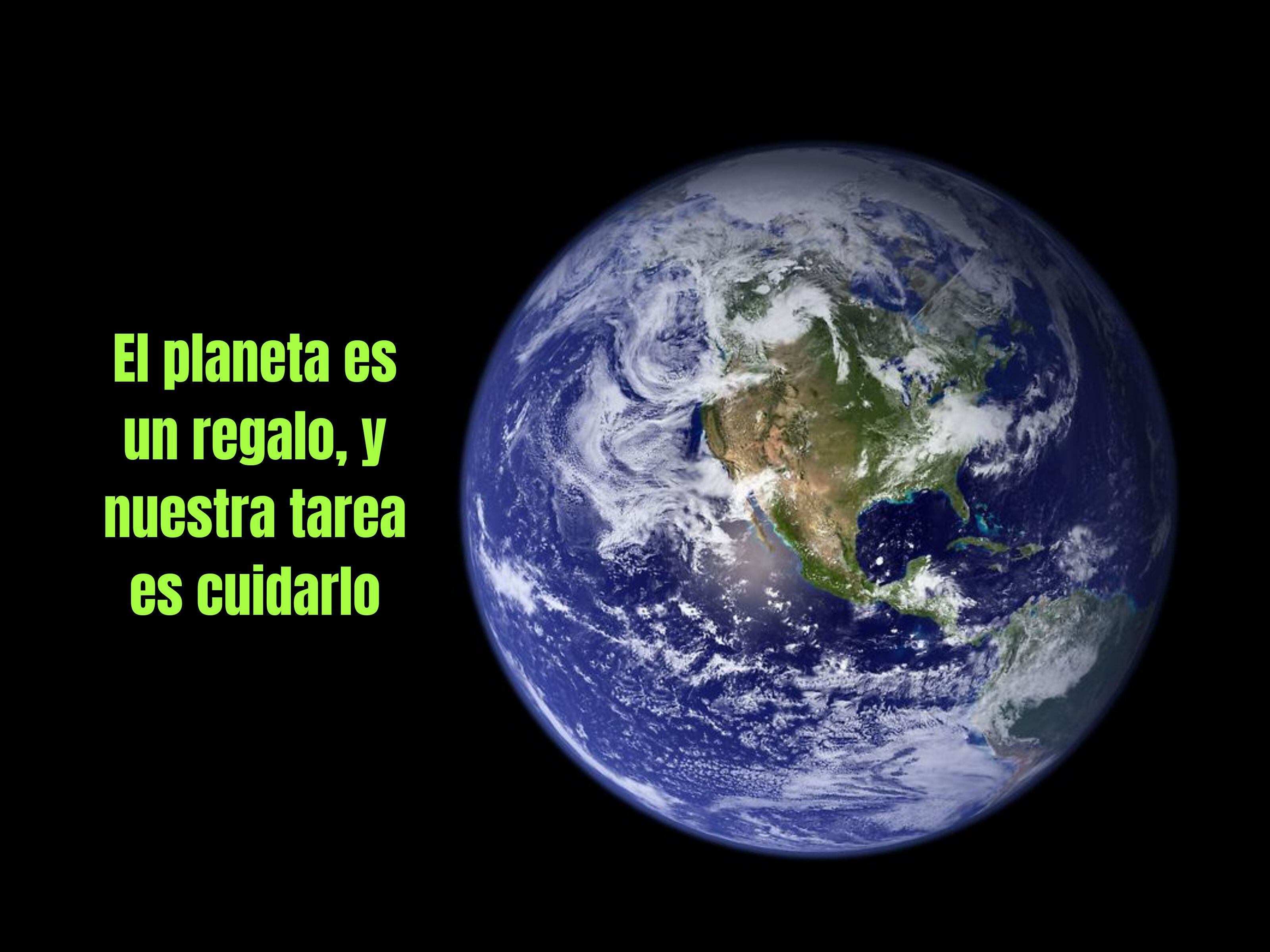 Una frase para conmemorar el Día de la Tierra este 22 de abril. (Foto: Composición Depor / NASA's Earth Observatory)