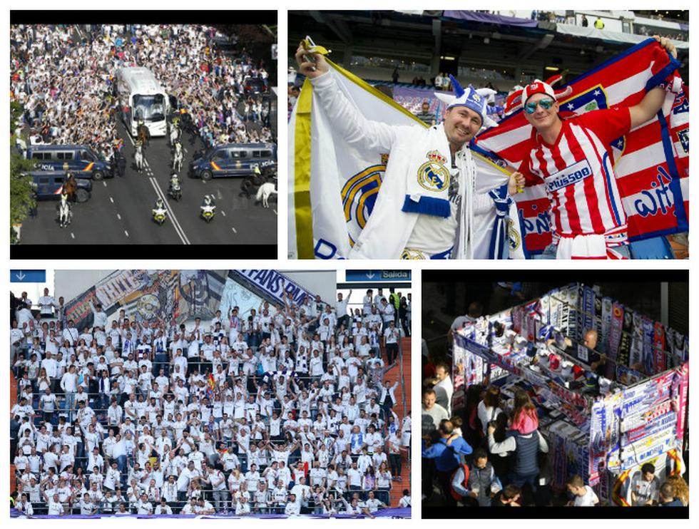 Así se vive la previa del duelo entre Real Madrid y Atlético de Madrid por Champions League. (AFP / Reuters)