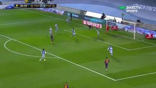 A lo Messi en Roma: el cabezazo de De Jong para el 1-0 del Barcelona vs. Real Sociedad [VIDEO]