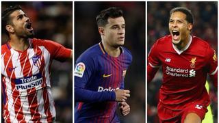 Con Coutinho a la cabeza: los 10 fichajes más caros del mercado de invierno en Europa