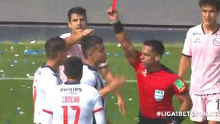 Problemas para Alianza Lima: Cristian Benavente vio la tarjeta roja ante Sport Boys 