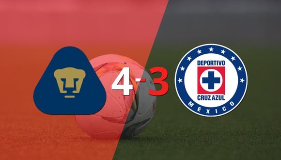 Cruz Azul pierde por 3-4 a pesar del triplete de Roberto Alvarado