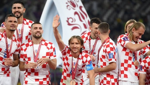Croacia alcanzó el podio mundialista por tercera vez en su historia. (AP)