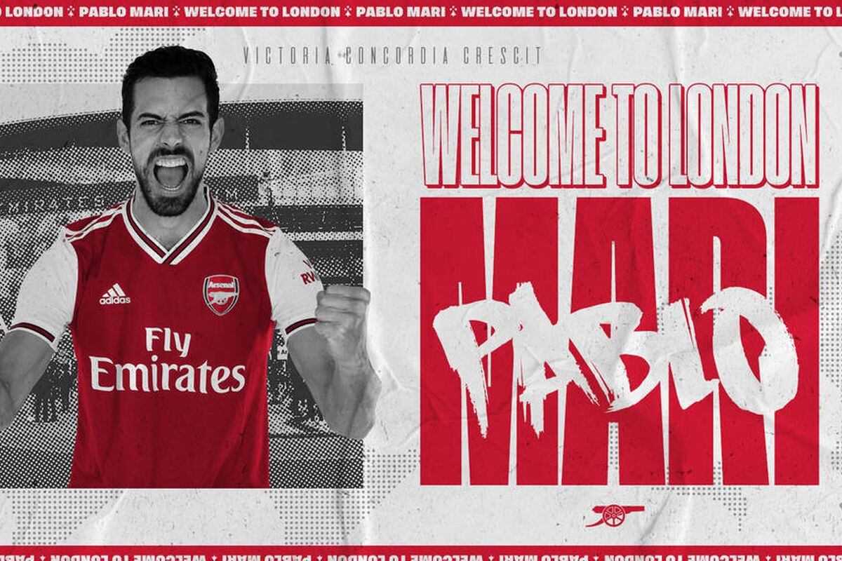 Pablo Marí jugará al lado del brasilero David Luiz en Arsenal. (Foto: Twitter @Arsenal)