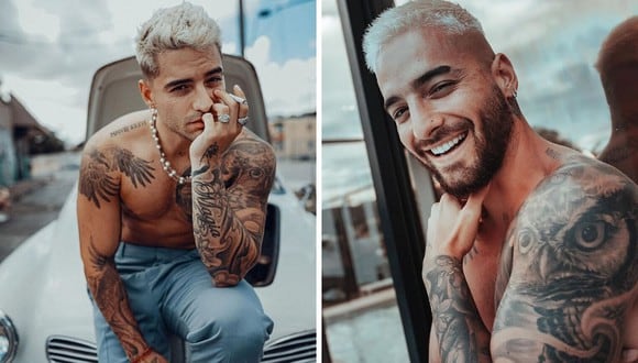 Maluma compartió hace un día la presencia de una iguana en su piscina. (@maluma).