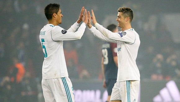 Cristiano Ronaldo y Varane ganaron cuatro Champions, dos Ligas, tres Mundiales, entre otras Copas. (Getty)