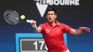 Para luego es tarde: el entrenamiento de Djokovic tras ser liberado en Australia