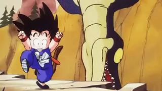 Dragon Ball: dibujo muestra cómo vio Bulma la pelea de Goku contra un pterodáctilo