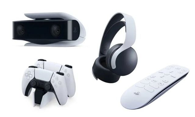 La cámara HD, los auriculares inalámbricos y la estación de carga doble son algunos de los accesorios de la PS5 que se venderán por separado. (Foto: Difusión)