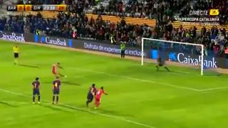 ¡Mazazo catalán! Christian Stuani marcó de penal y el Girona vence al Barcelona por la Supercopa de Cataluña
