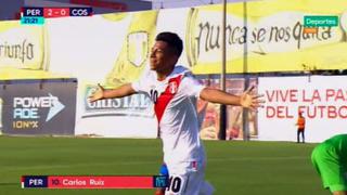 Selección Peruana Sub 17: Carlos Ruiz le anotó 3 goles a Costa Rica antes de los 30 minutos [VIDEO]