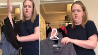 El ingenioso truco de una madre para colgar rápidamente la ropa limpia causa furor en Internet