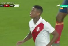 No puede ser: Andy Polo se falló un gol de manera increíble en los últimos minutos del Perú vs. Colombia [VIDEO]