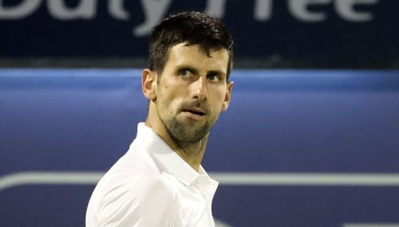 Novak Djokovic fue eliminado en cuartos de final del ATP de Dubái. (Foto: AFP)