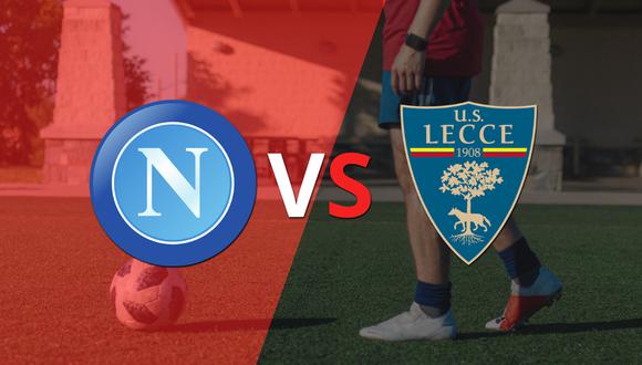 Con un empate entre Napoli y Lecce empieza el segundo tiempo del juego
