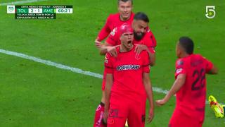 Noche soñada: doblete de Haret Ortega para el 3-1 del América vs. Toluca por la Liga MX 2021 [VIDEO]