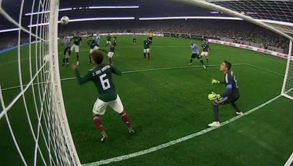Giménez puso el 1-0 ante México por amistoso de fecha FIFA. (Captura: YouTube)