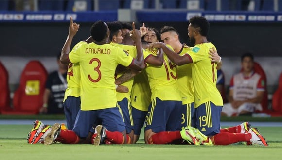 Colombia venció por 3-1 a Chile por las Eliminatorias rumbo a Qatar 2022 en Barranquilla. (Foto: AFP)