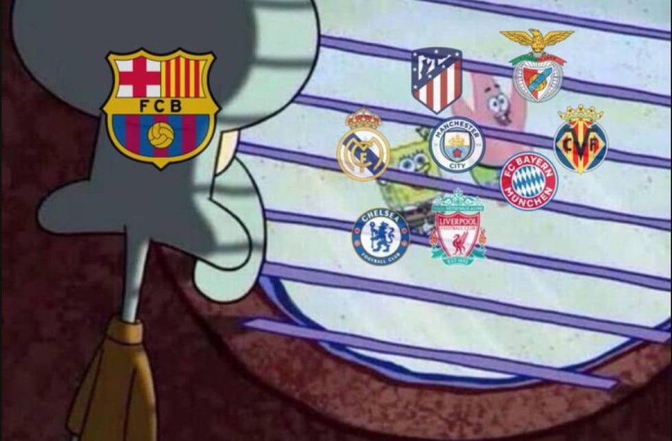 Los mejores memes que dejó el sorteo de cuartos de final de la Champions League.