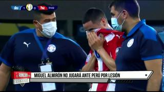 Jugador estrella de Paraguay no disputará ante Perú por lesión