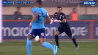 La impresionante salvada de Carvallo que evitó el gol de Sporting Cristal a los 3 minutos del duelo [VIDEO]