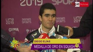 Diego Elías logró la medalla de oro en squash individual en Panamericanos 2019