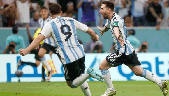 Argentina venció a México y se mantiene con vida en el Grupo C del Mundial. (Foto: EFE)