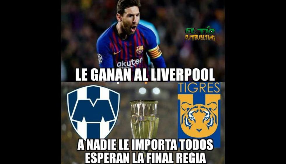 Monterrey vs. Tigres: los mejores memes de la final de la Concachampions. (Foto: Facebook)