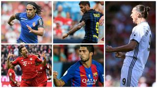 Como Suárez en Barcelona: ellos también llevarán la '9' en clubes de Europa