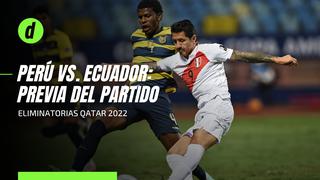 Mira Perú vs. Ecuador en vivo: la previa del partido por la fecha 16 de las Eliminatorias Qatar 2022