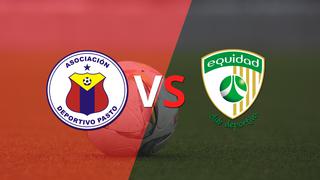 Termina el primer tiempo con una victoria para La Equidad vs Pasto por 1-0