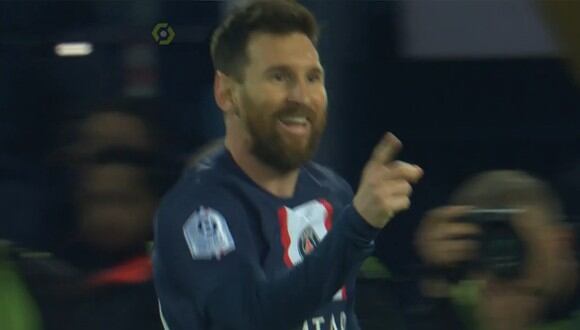 Lionel Messi fue autor del gol del 3-0 del partido entre PSG vs. Lens por Ligue 1.