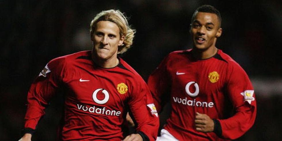 Diego Forlán jugó en Manchester United. (getty Images)