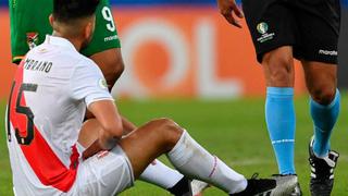 ¡Se encienden las alarmas en Perú! Carlos Zambrano podría perderse el partido contra Brasil por lesión