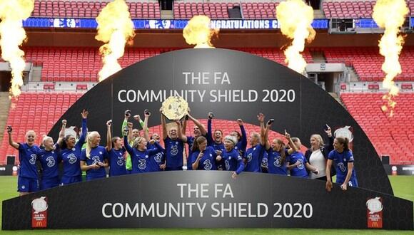 Chelsea campeón de la Community Shield femenino. (Foto: AP)
