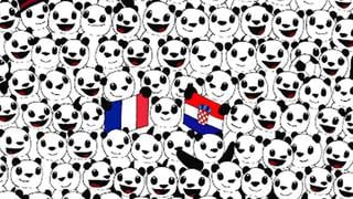 Reto viral: debes hallar la pelota de fútbol entre los pandas