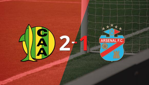 Aldosivi logró una victoria de local por 2 a 1 frente a Arsenal